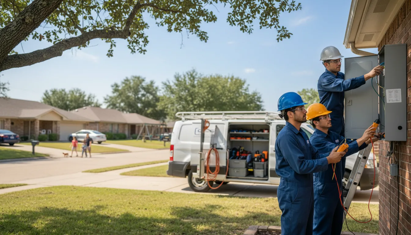 Certified electrician providing emergency electrical services in Evening Shade, AR